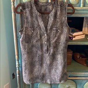 Sheer sleeveless blouse Medium